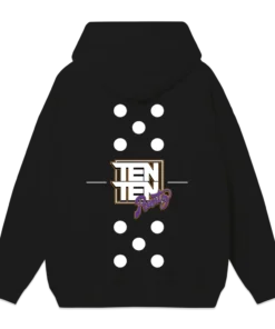 THETENCO RUNTZ DOMINO HOODIE (BLACK)